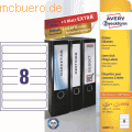 Zweckf.Ordner-Etiketten 6060 wei VE=100
