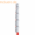 Streifenkalender 11x84cm 2-farbig