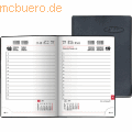 Taschenkalender A6 1Tag/Seite schwarz