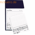 Tisch-Tagesblock 11,8x20,8cm schwarz