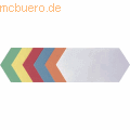 Moderationskarten Rhombus sort. 500 Stc