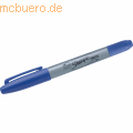 Permanentmarker Sharpie Twin Tip blau