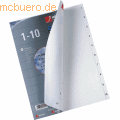 Hetzel PP-Register A4 1-10 wei