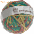 Alco - Gummibänder Rubberball 70mm bunt VE=190g
