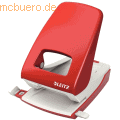 Leitz - Registraturlocher 4,0mm mit Anschlagschiene rot