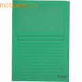 Exacompta - Sichtmappe A4 120g/qm Karton dunkelgrün VE=100 Stück