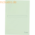 Exacompta - Sichtmappe A4 120g/qm Karton weiß VE=100 Stück