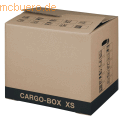 smartboxpro - Umzugskarton Cargo-Box XS 455x380x345mm braun