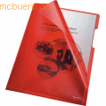 Bene - Sichthüllen A4 PVC 150my rot VE=100 Stück