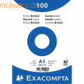 Exacompta - Karteikarte 10508E DIN A5 blanko weiß 100 Stück