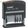 Trodat - Wortbandstempel selbstfärbend 4817 mit Datum schwarz