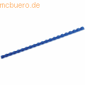 GBC - Binderücken 21 Ringe 12mm blau VE=100 Stück