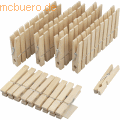 Bümag - Wäscheklammern 7601 Holz 50 Stück
