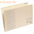 Leitz - Einstellmappe 24330011 DIN A4 180g Karton chamois 100 Stück