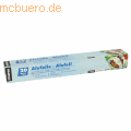Papstar - Aluminiumfolie 14020 30cmx20m 0,011mm silber
