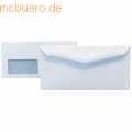 Soennecken - Kuvertierhülle 2902 229x114mm mit Fenster nassklebend weiß 1000 Stück