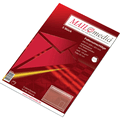 MAILMEDIA - Faltentaschen - C4 mit Fenster 20 mm-Falte haftklebend 120 g/qm weiß 5 Stück.