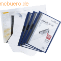 Durable - Bewerbungsset Duraclip dunkelblau VE=3 Klemmmappen + Zubehör