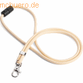 Durable - Textilband rPET mit Karabinerhaken beige VE=10 Stück