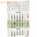 Zettler - Dreimonatskalender 956 grün 2023 29,5x49cm