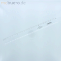 Standardgraph - Lineal Kunststoff glasklar 30cm