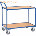 Fetra - Tischwagen 2742 1.000x600mm 2 Böden blau