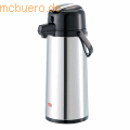 Melitta - Pumpkanne 16718 2,2l silber/schwarz