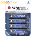 AgfaPhoto - Batterie LR06 Mignon 110-802589 AA 1.5V 4 Stück