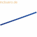 GBC - Binderücken ibiCombs 8mm 21 Ringe blau VE=100 Stück