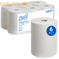 Scott - Handtuchrolle Slimroll 6657 20cmx165m weiß 6 Stück