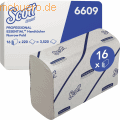 Scott - Papierhandtuch Essential 6609 2-lagig weiß 16x220 Blatt