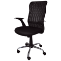 OFFICE PRODUCTS - Drehstuhl Rhodos mit Armlehne - schwarz.