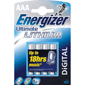 Energizer - Batterien Ultimate Lithium digital Micro/LR03 VE=4 Micro