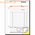 Sigel - Formularbuch Rechnung A6 hoch selbstdurchschreibend VE=2x40 Blatt