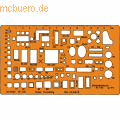 Standardgraph - Zeichenschablone Möblierung 1:100