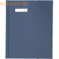 Elba - Eckspannmappe A4 PVC kaschiert blau