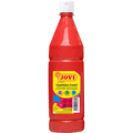 Jovi - Flüssige Plakatfarbe 1000ml Flasche, zinnoberrot