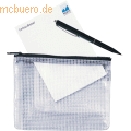 Hetzel - Dokumententasche Mash Bag A6 farblos/schwarz
