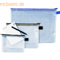 Hetzel - Dokumententasche Mash Bag A5 farblos/schwarz