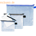 Hetzel - Dokumententasche Mash Bags A4 farblos/schwarz