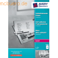 Avery Zweckform - Kopierfolie A4 selbstklebend 0.13mm A4 VE=100 Blatt