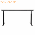 BakkerElkhuizen - Schreibtisch WORK & MOVE BNEWMDBTW120 120x70cm schwarz/weiß