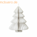Everlands - Weihnachtsbaum 709264 Papier 40x30cm weiß