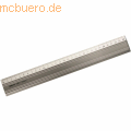 Aristo - Aluminium-Lineal mm-Teilung 30cm Gummiauflage