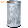 Alco - Papierkorb Metall 15 Liter silber