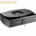 Alco - Geldkassette Stahlblech mit Schloss 330x235x90mm schwarz