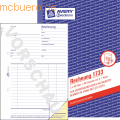 Avery Zweckform - Rechnung Kleinunternehmer selbstdurchschreibend A5 2x40 Blatt