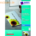 Avery Zweckform - Inkjet-Folie A4 selbstklebend spezialbeschichtet 0,17 mm 50 Blatt