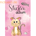 Z-Design - Stickeralbum Kids A5 Motiv Katze 16 Steiten