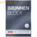 Brunnen - Schreiblock Brunnen-Block A4 90g VE=50 Blatt kariert
